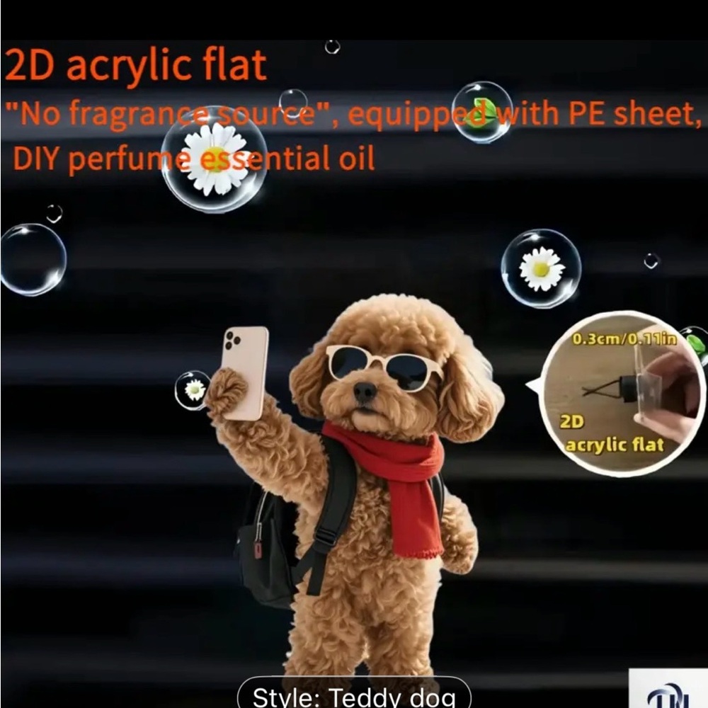 Car Dashboard Decoration with Sterile Pads for Custom Scent - Picture 6 of 8